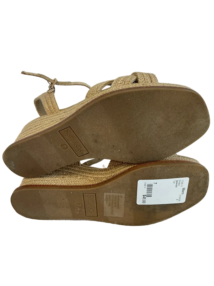Splendid Shoe Size 7 Tan Wedges