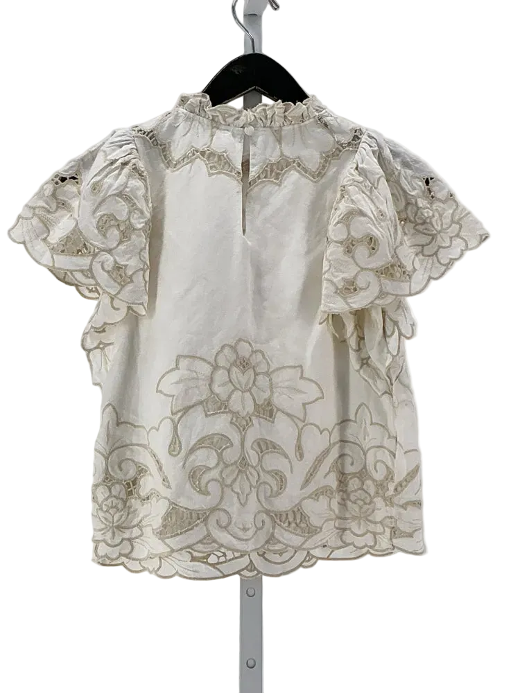 by anthropologie Size XXS Cream Shirt