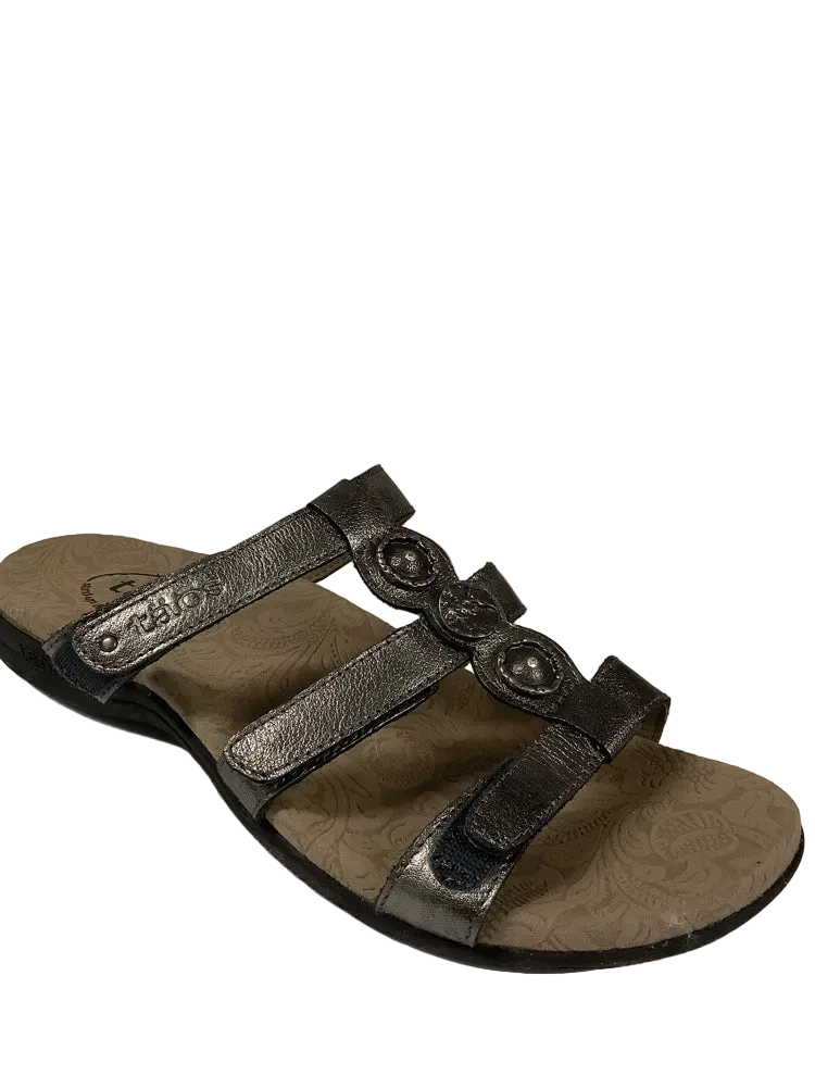 Taos Shoe Size 8 Pewter Sandals