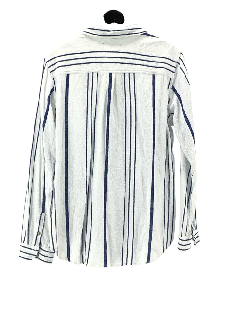 Xirena Size L White & blue Shirt