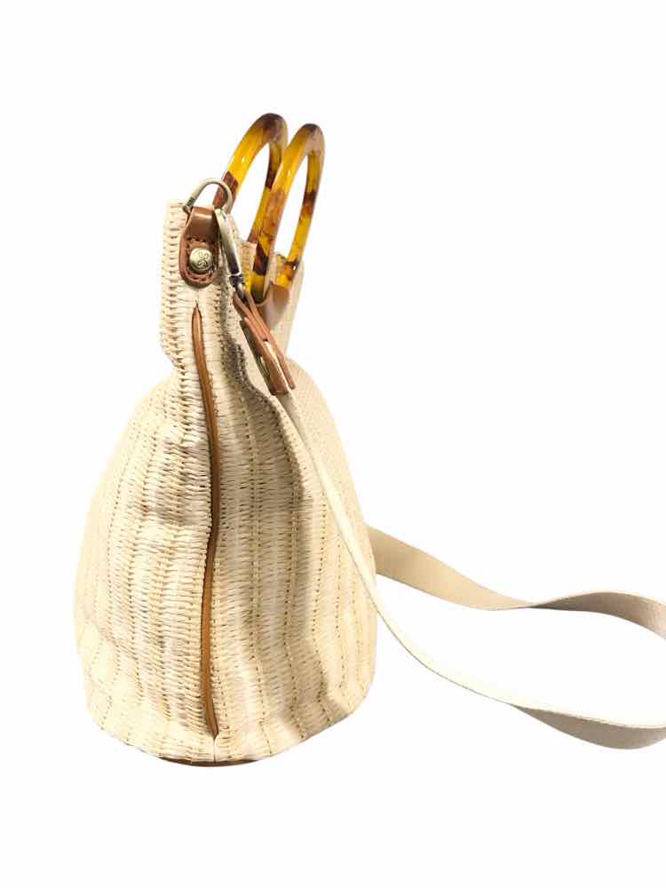 Hobo Tan & White Sheila Handbags