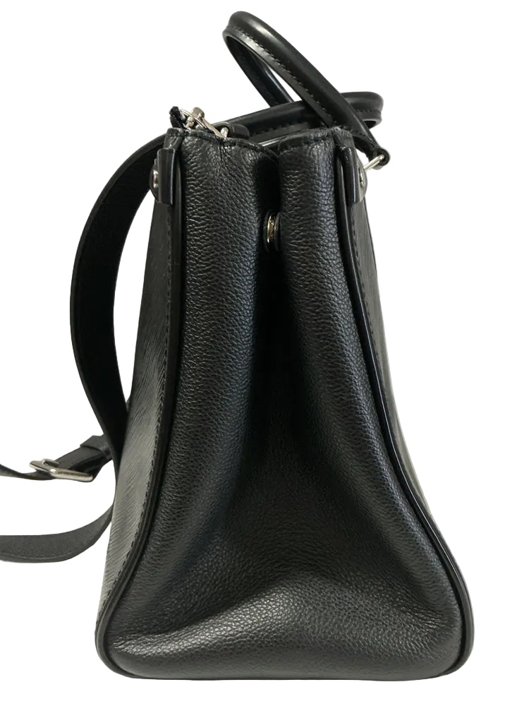 Louis Vuitton Black Epi Grenelle MM Handbags