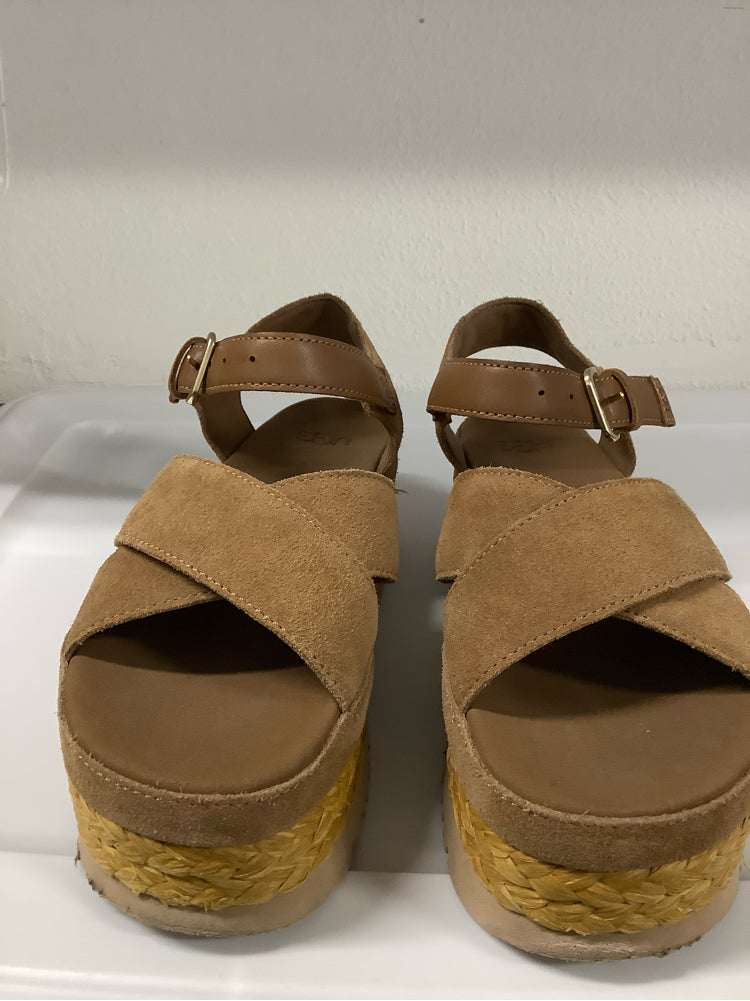 Ugg Shoe Size 8 Brown Aubrey Sandals