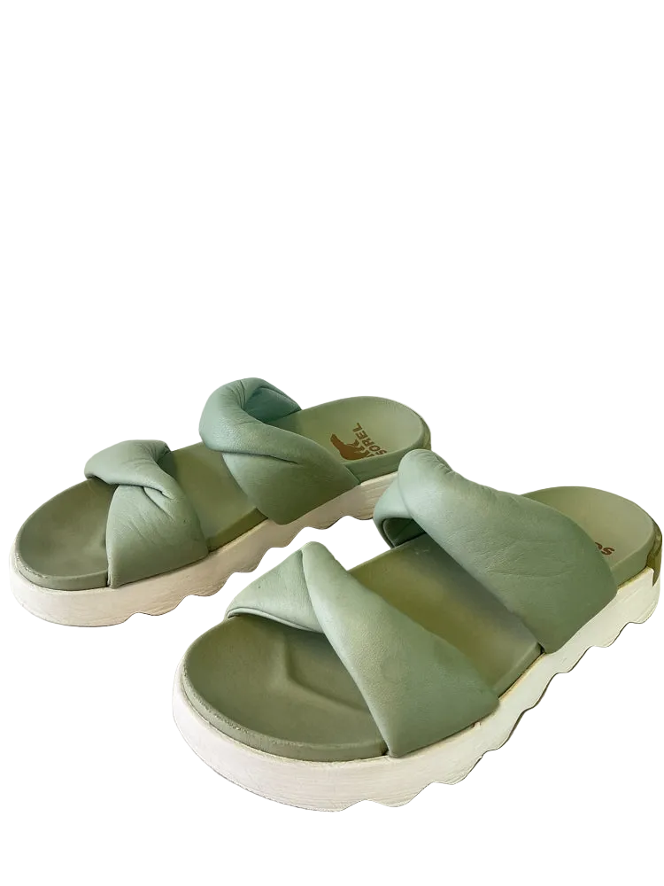 Sorel Shoe Size 8 Green Sandals