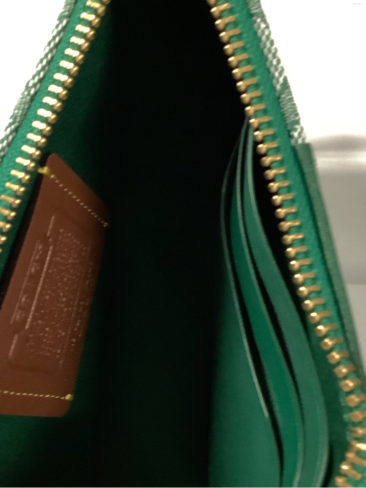 Coach Green & White Swinger 20 Handbags