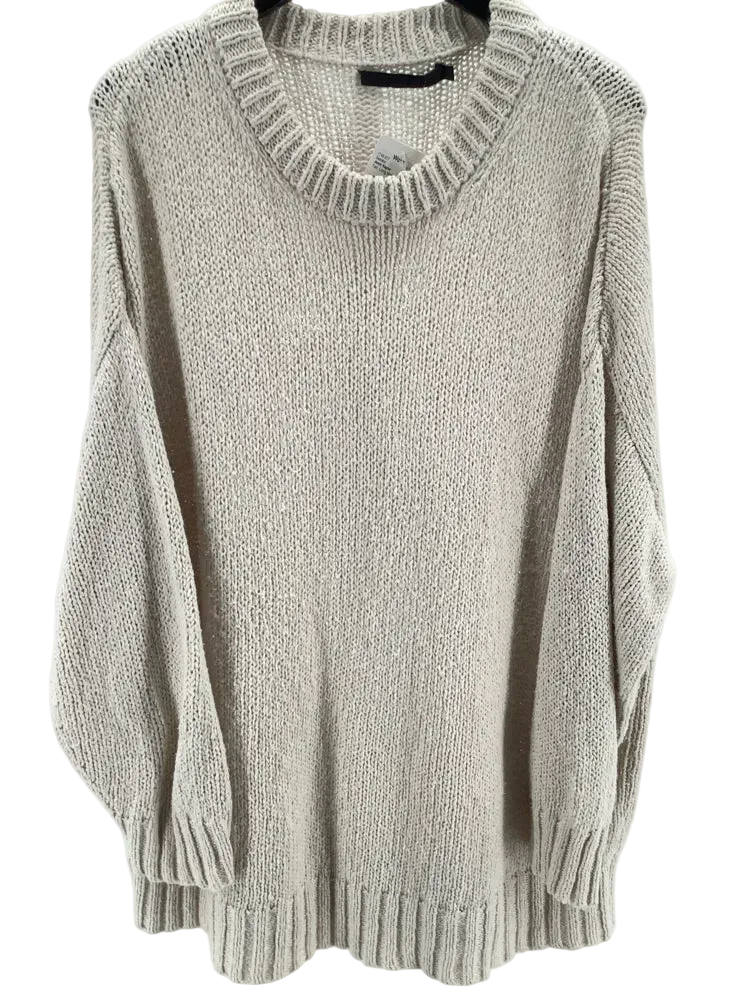 Jenni Kayne Size M Tan Foster Sweater