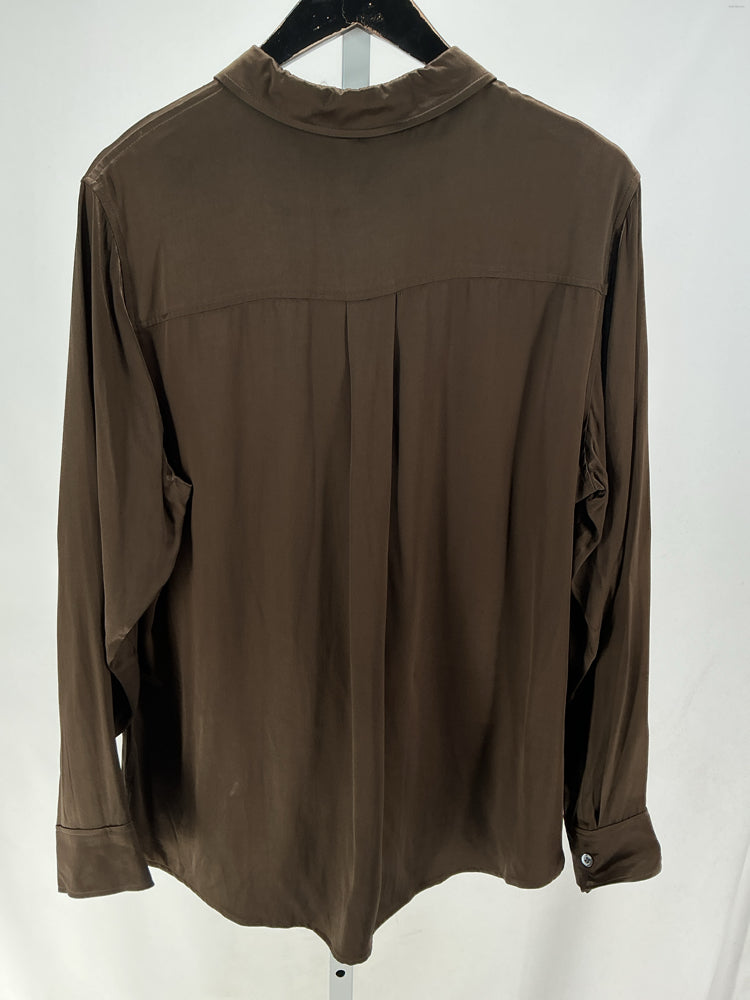 Rails Size L Brown Shirt