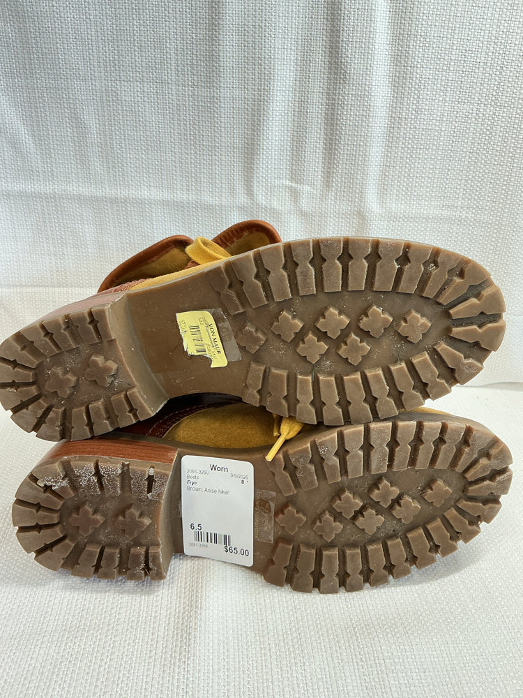 Frye Shoe Size 6.5 Brown Anise hiker Boots