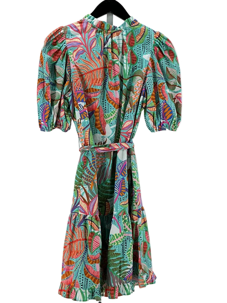 Vince Camuto Size 4 Blue Multi Dress