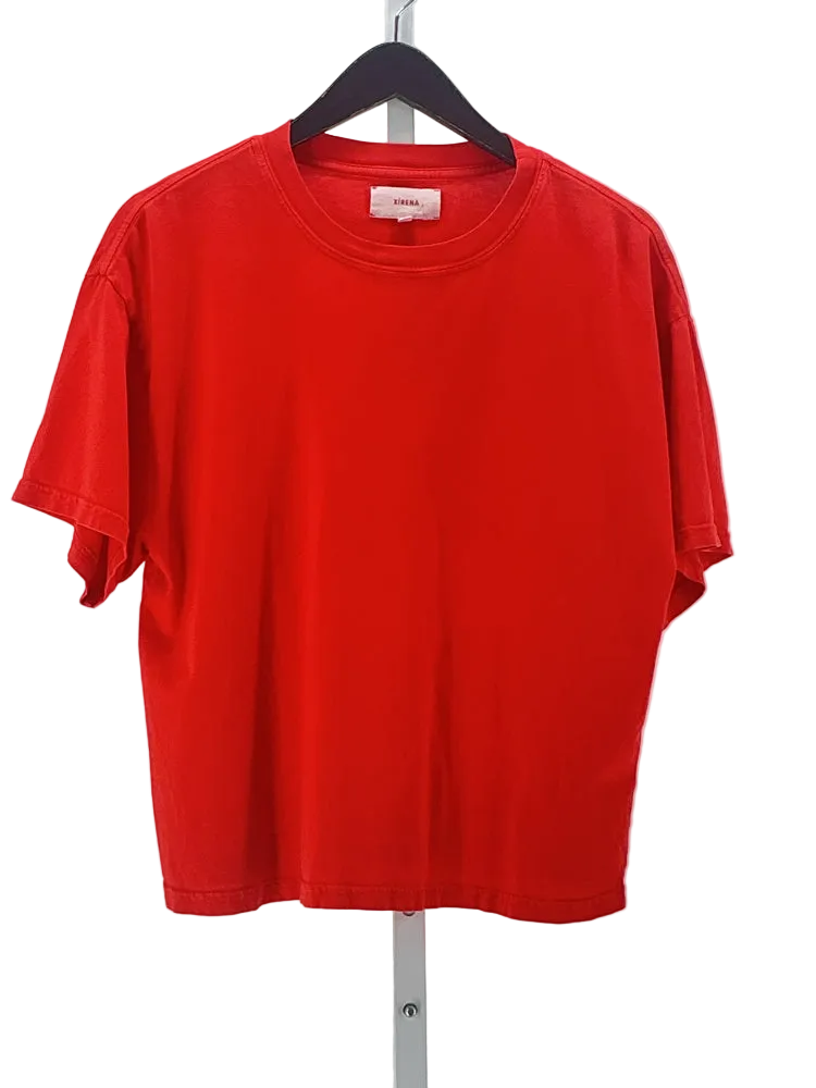 Xirena Size S Orange Shirt