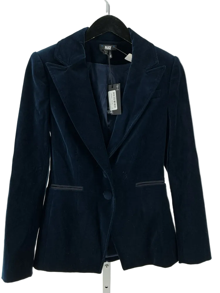 Paige Size XS Navy Chelsee Blazer