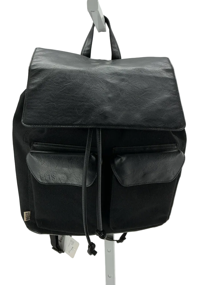 beis Black Rucksack Backpack