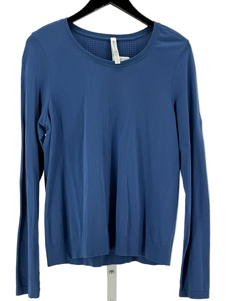 Athleta Size L Blue Shirt