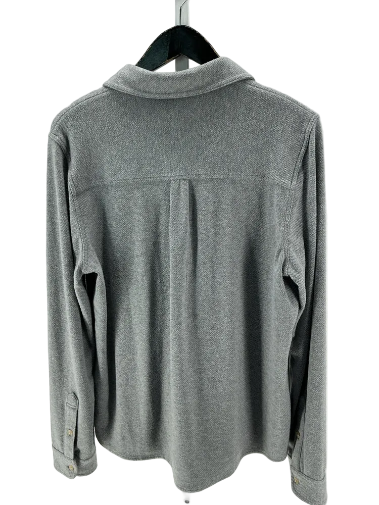 Faherty Size L Gray Shirt