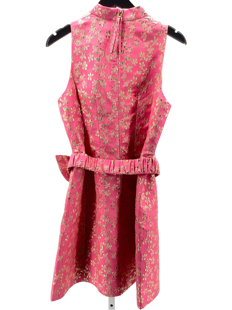 Lilly Pulitzer Size 8 Pink & Gold Tazie Dress