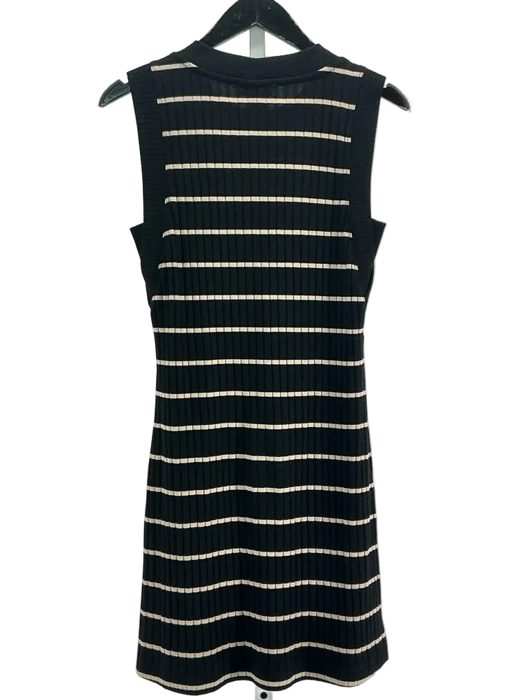 Evereve Size XS Black & Tan Dress