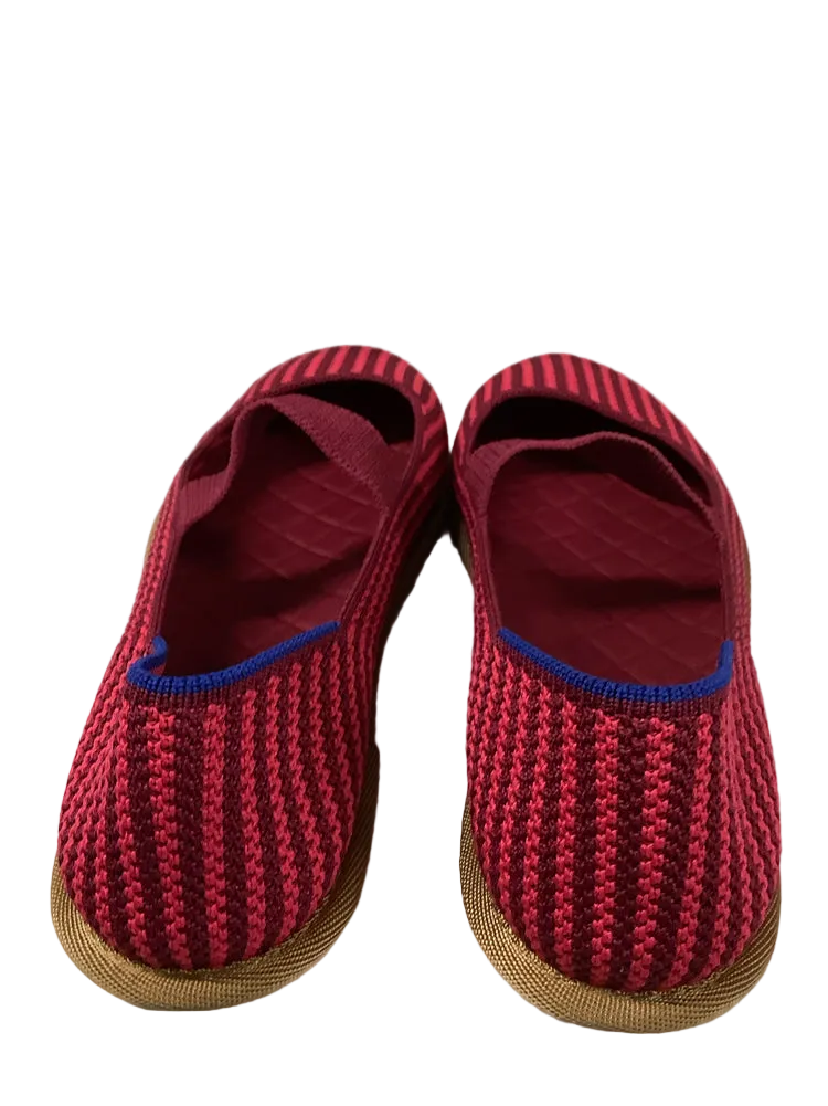 Rothy's Shoe Size 8 Burgundy & Pink Cruiser Mary Jane