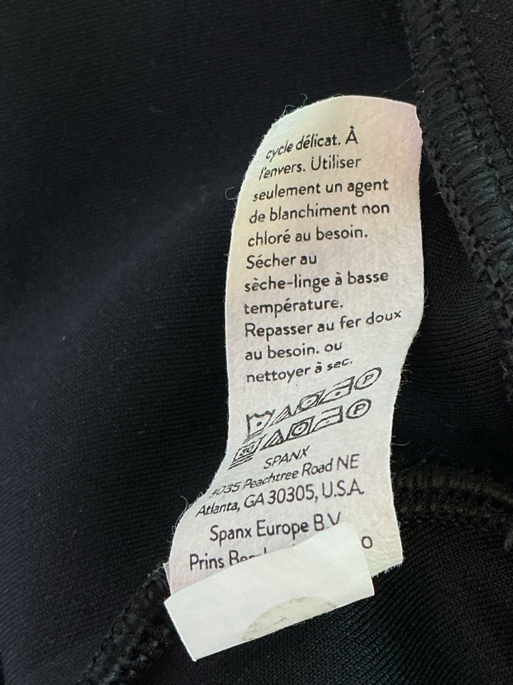 Spanx Size XL Black Sweatshirt