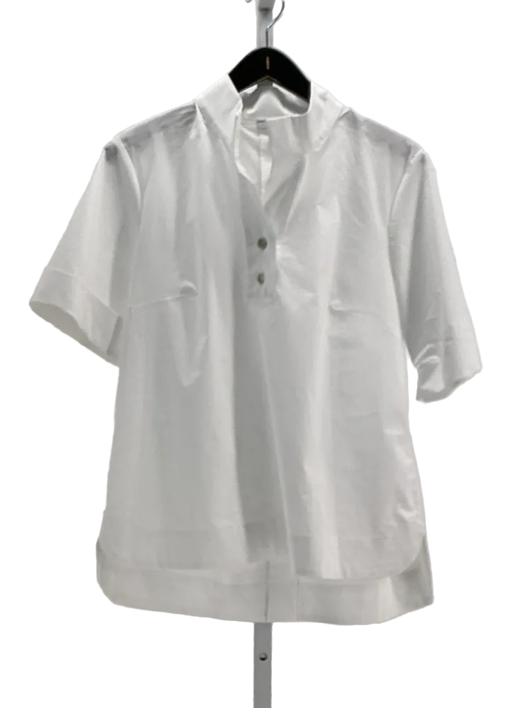 Hinson Wu Size 12 White Aileen Shirt