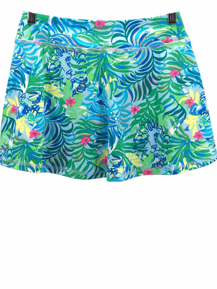 Lilly Pulitzer Luxletic Size XS Blue Multi Skort