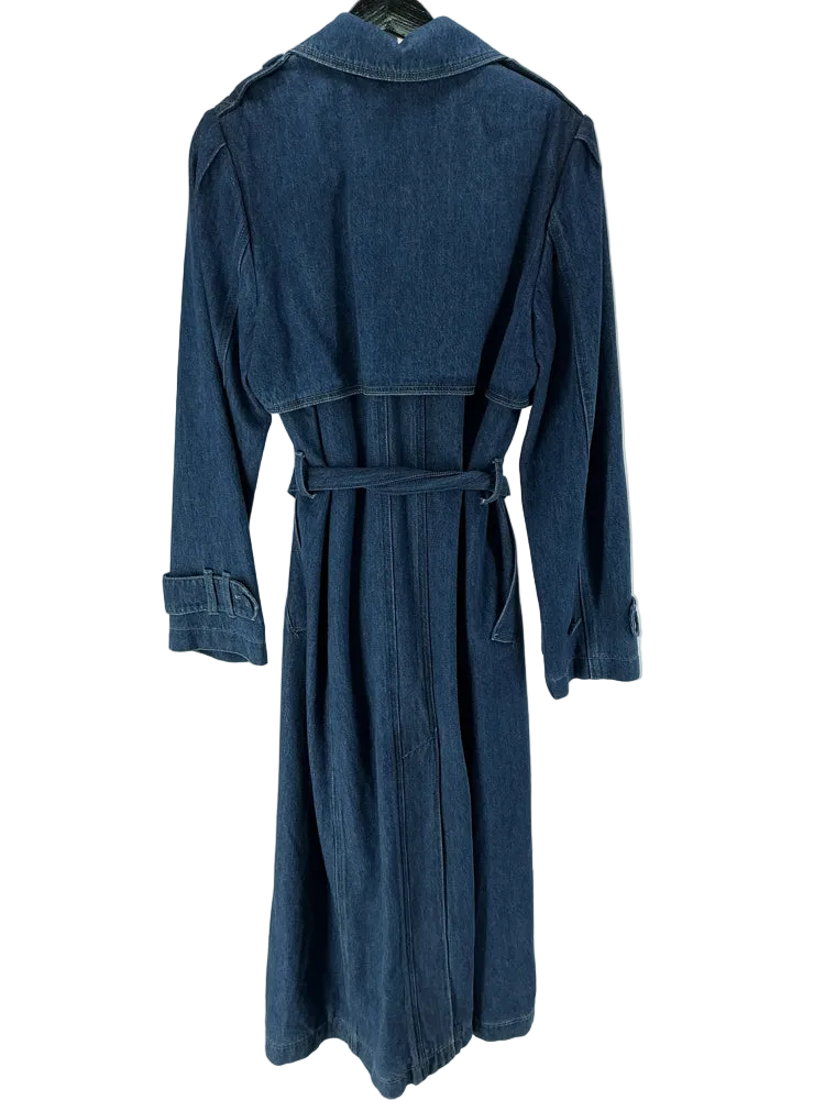 Paige Size 4 Blue Raina Trenchcoat