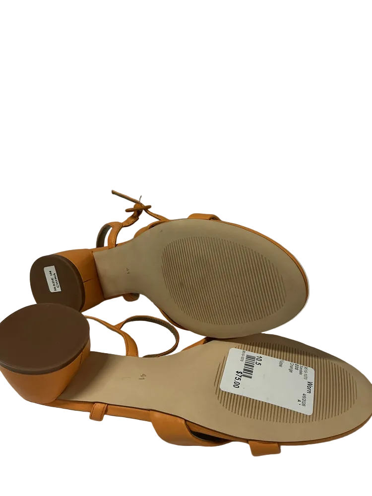 EOS Shoe Size 10.5 Orange Sandals