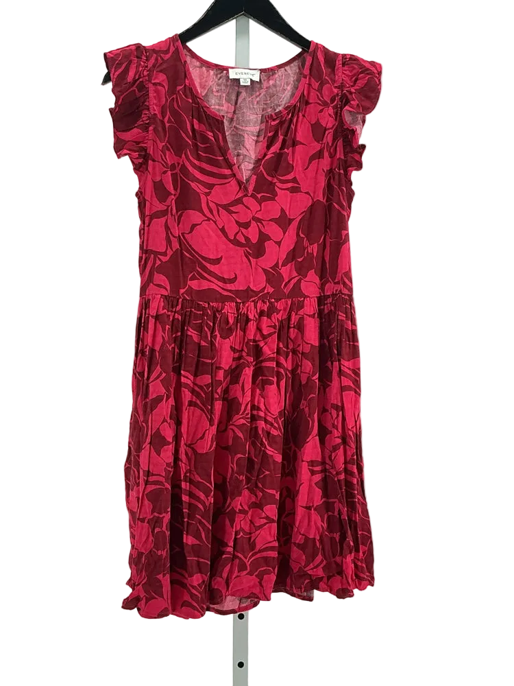 Evereve Size XS Pink & Red Dress