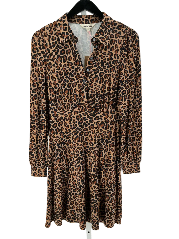 Boden Size 2 Brown & Black Dress