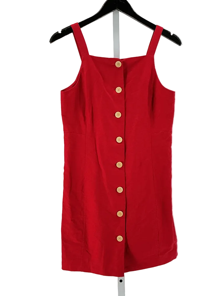 Alex Mill Size S Red Alexis Dress