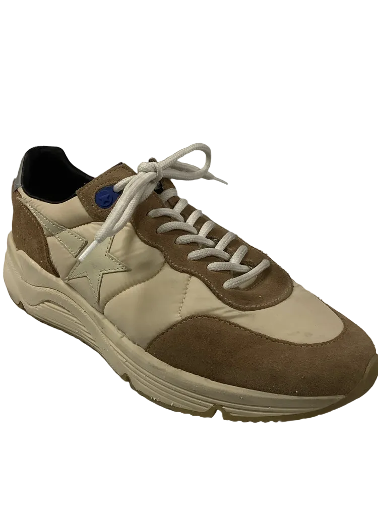 Golden Goose Shoe Size 10 Tan & Brown Running Sole Sneakers
