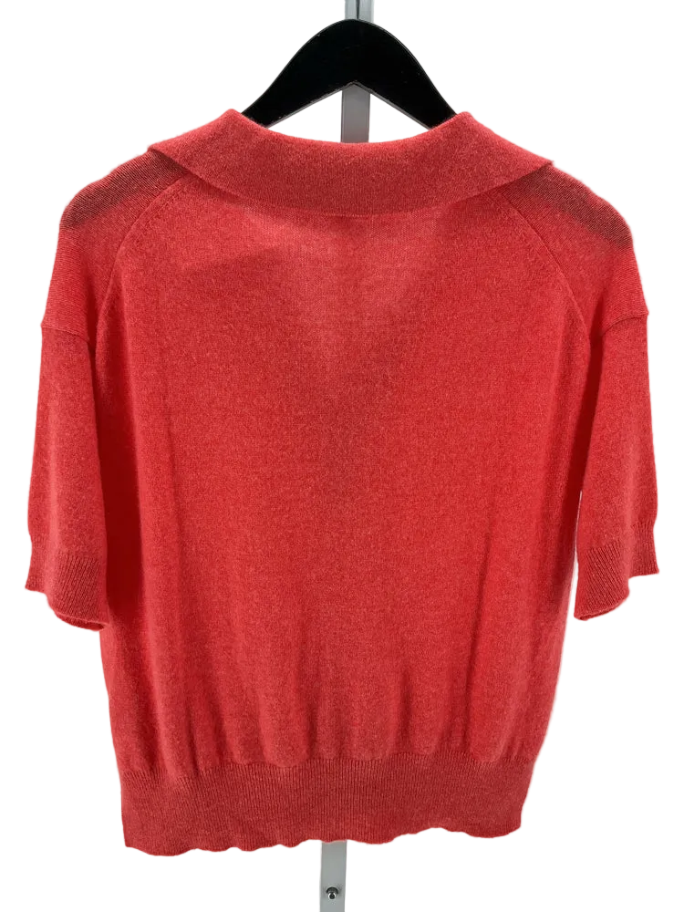 White + Warren Size XS Orange Sweater
