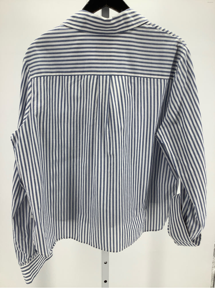 TWP Size M/L Blue & White Shirt