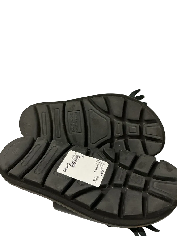 Patrizia Bonfanti Shoe Size 7 Black Sandals