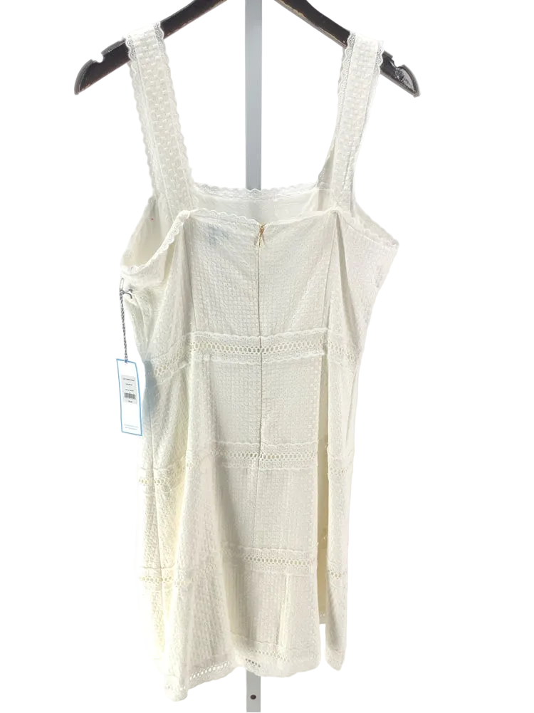 Draper James Size 10 White Dress