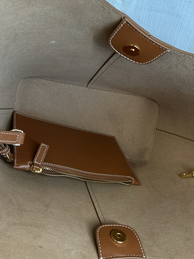 Quince Brown Handbags