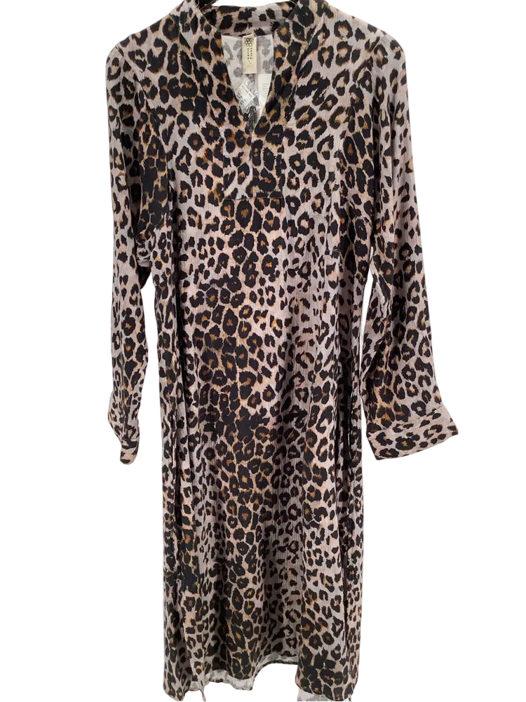 Uncle Frank Size XL Tan Multi Dress
