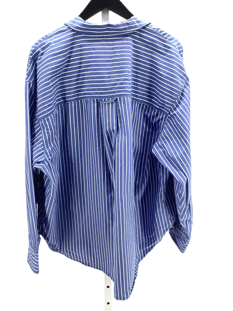 Jcrew Size XL Blue & White Etienne Shirt
