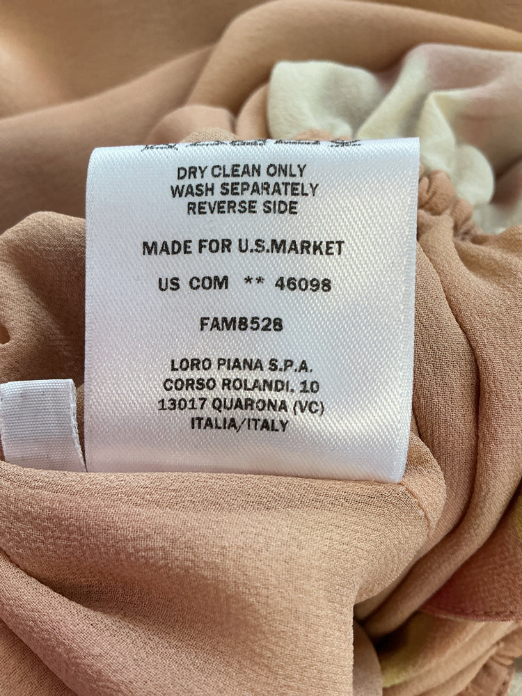 Loro Piana Size M Pink multi EDWINA Dress