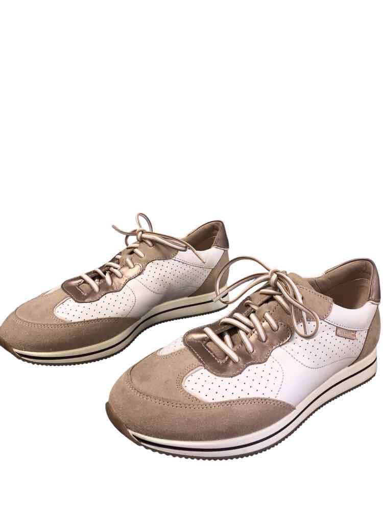 Mephisto Shoe Size 7.5 Tan & White Sneakers