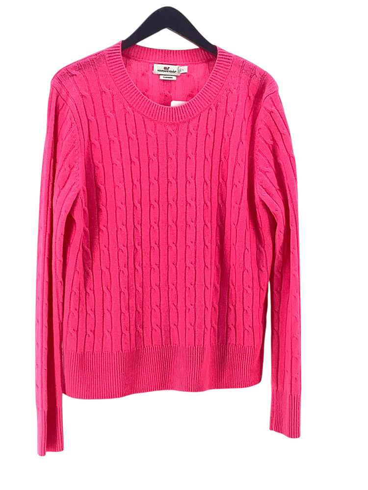 Vineyard Vines Size L Hot Pink Sweater