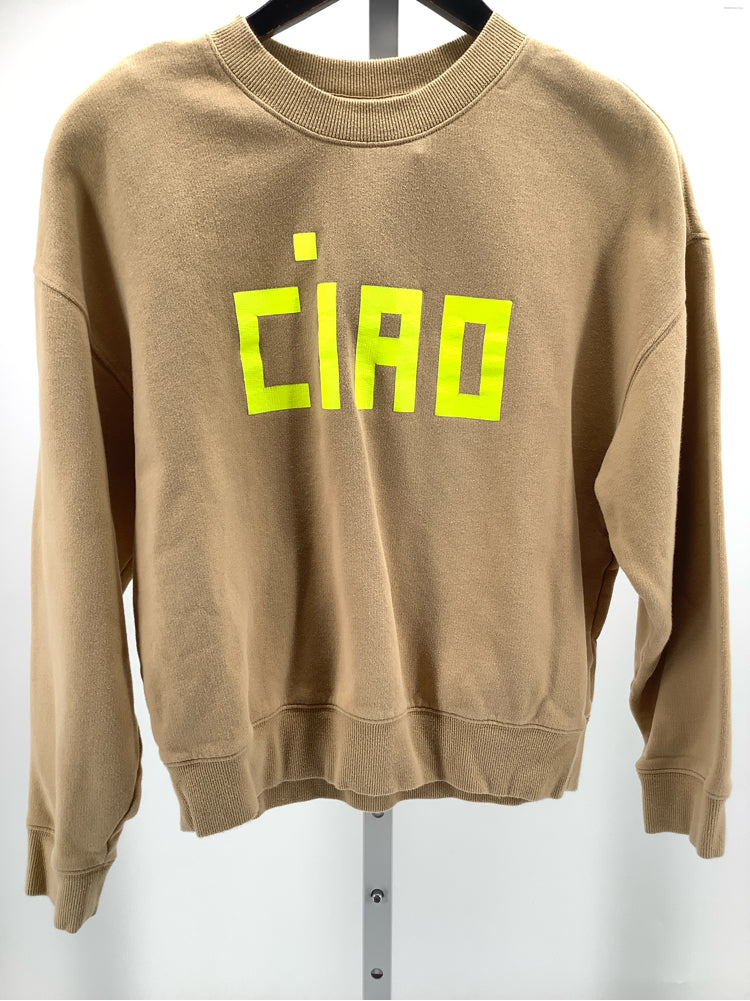 Clare V. Size S Tan Le Drop Sweatshirt