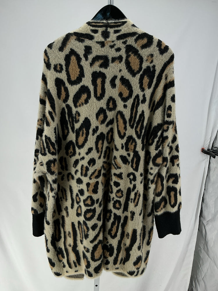 Vince Camuto Size 3X Tan Multi Sweater