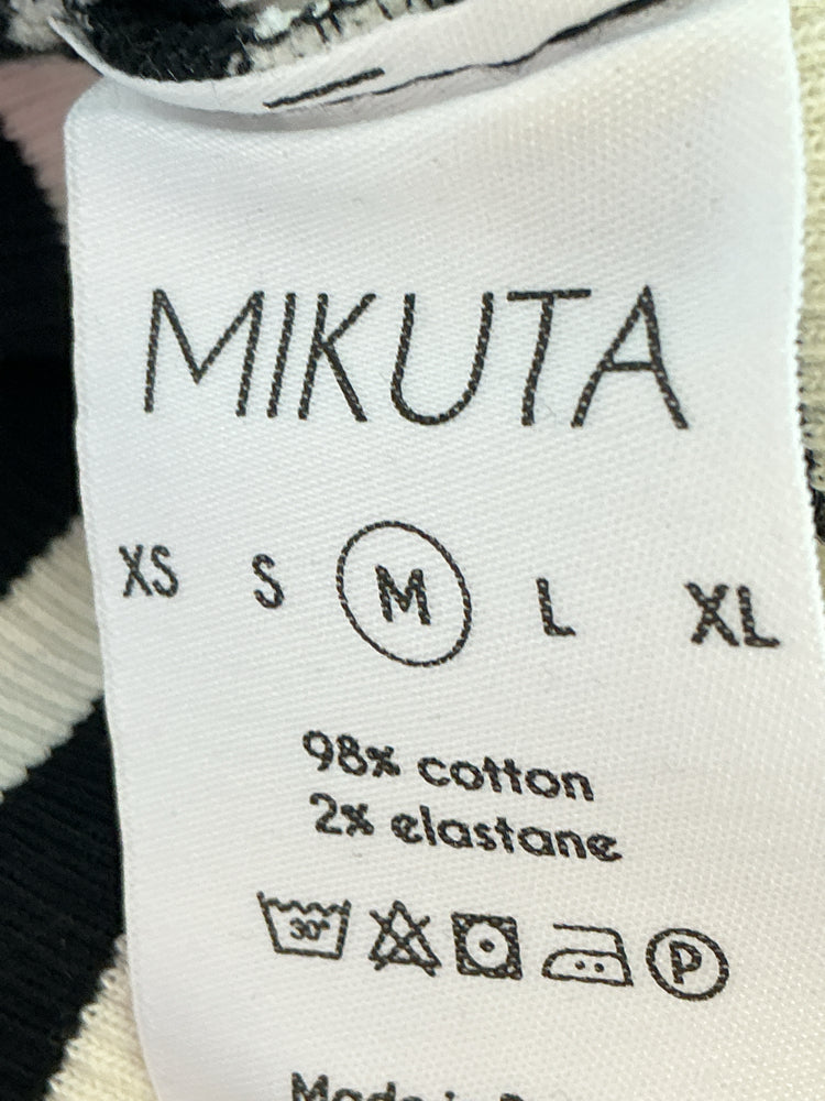 Mikuta Size M Black & White Tank Top