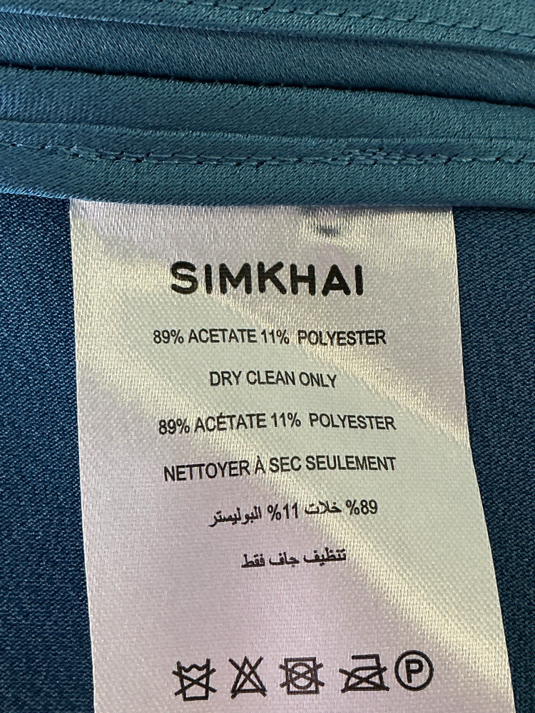 Simkhai Size M Blue Alice Shirt