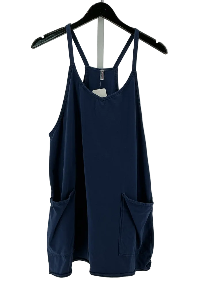 Free People Size M Navy Romper