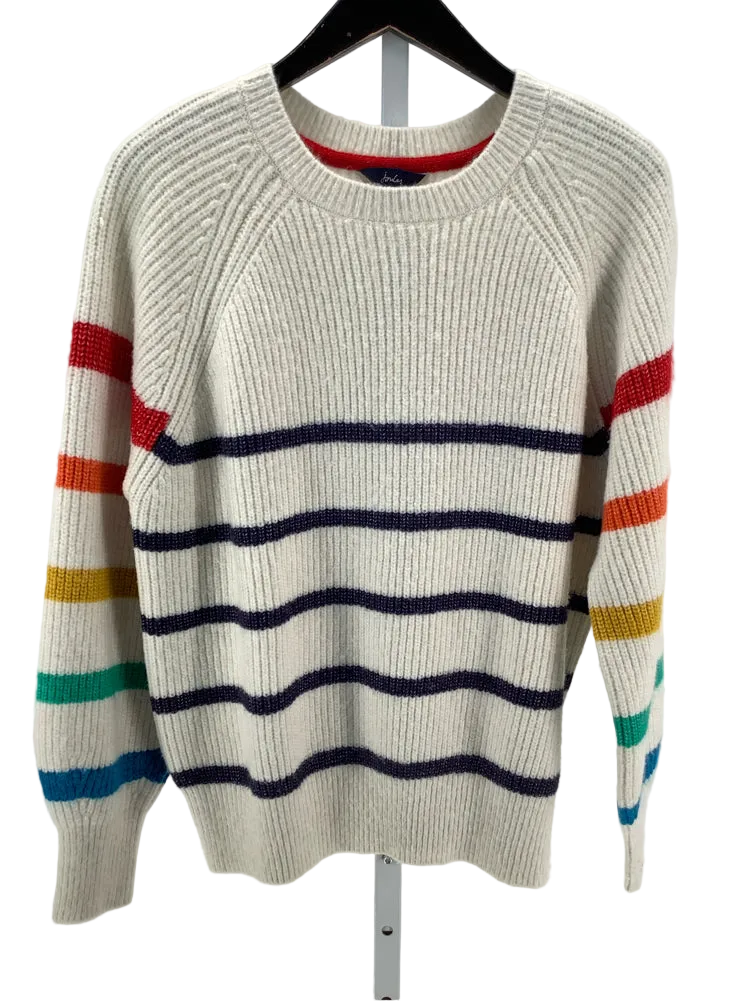 Joules Size 14 Cream multi Sweater