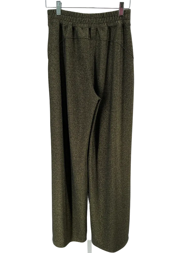 Spanx Size S Black & Gold Pants