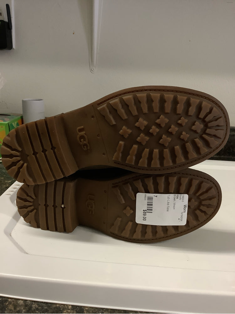 Ugg Shoe Size 7 Brown Vinson Boots