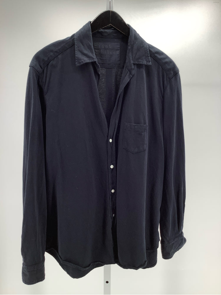 Frank & Eileen Size L Black Eileen Shirt