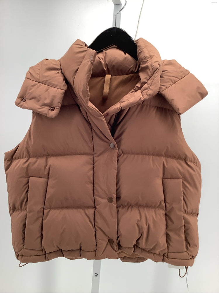 lululemon Size 6 Brown Wunder Puff Vest